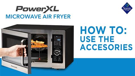 PowerXL Microwave Air Fryer- Using The Accessories - YouTube