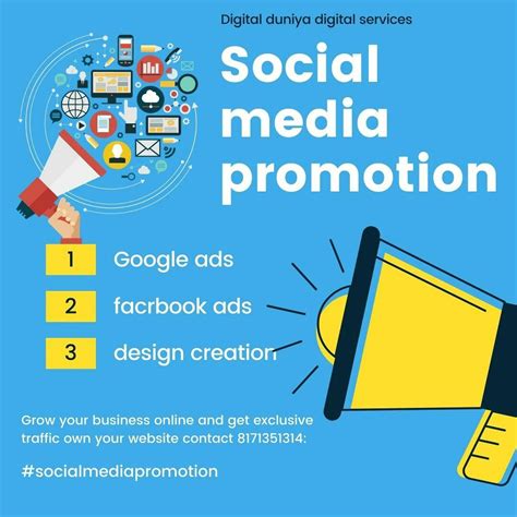 Social media promotion | Social media promotion, Social media, Promotion