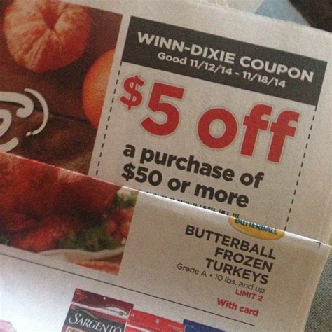 Winn Dixie $5 off $50 purchase coupon in Nov. 12 ad | AL.com