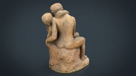 3D model The Kiss Rodin sculpture VR / AR / low-poly | CGTrader