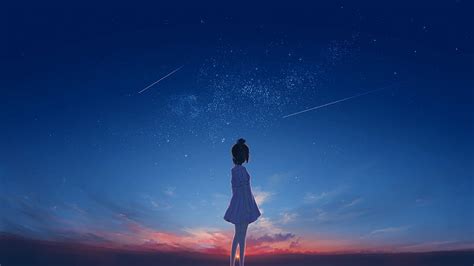 Lonely Anime Girl, HD wallpaper | Peakpx