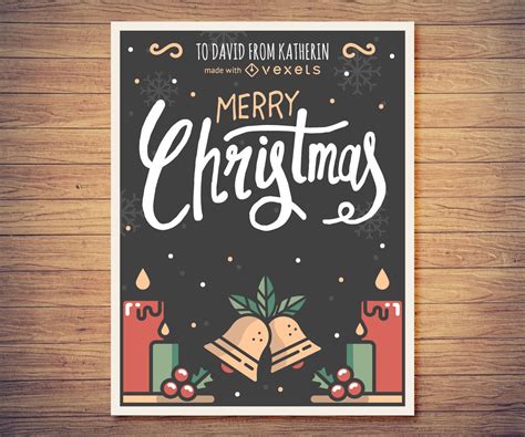 Christmas card maker - Editable design