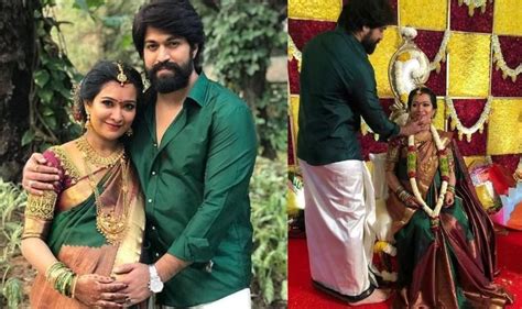 Kannada Star Yash And Wife Radhika Pandit Celebrate Baby Shower; See ...