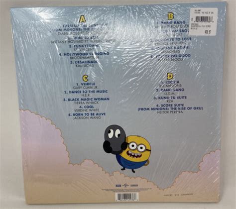 Minions The Rise Of Gru Soundtrack Walmart Exclusive Yellow Vinyl NEW Ships Free | #4637397184