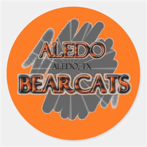 Aledo High School Bearcats - Aledo, TX Classic Round Sticker | Zazzle