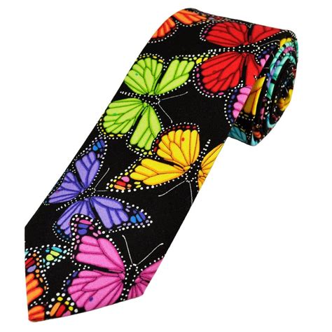 Van Buck Vibrant Colourful Butterfly Cotton Men's Tie from Ties Planet UK