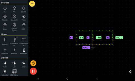 PROTO - circuit simulator on Android