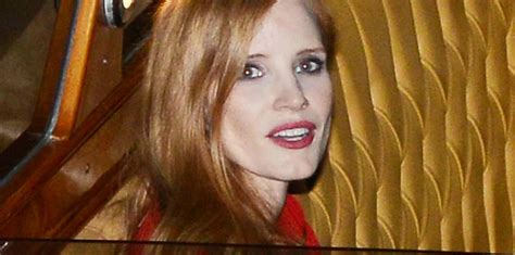 Jessica Chastain STUNS In Red For Her Pre-Wedding Celebration