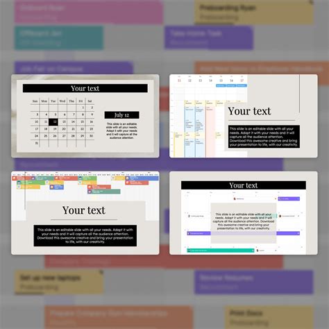 Free Calendar Timeline Powerpoint | Master Bundles