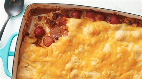 Chili Cheese Dog Casserole Recipe - Tablespoon.com