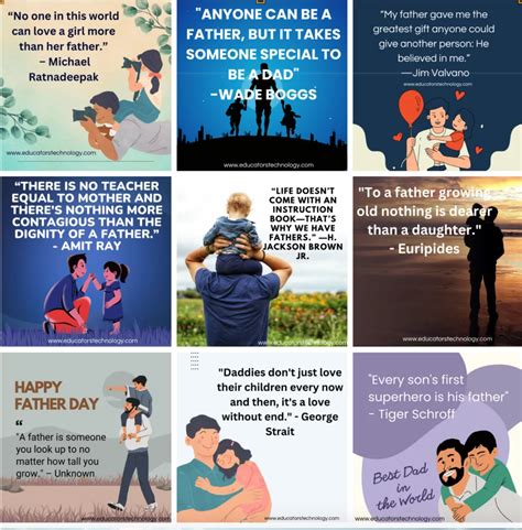 Inspiring Father's Day Quotes - Educators Technology