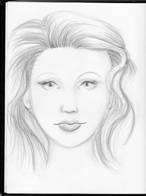 Easy Face Drawing Pencil at GetDrawings | Free download