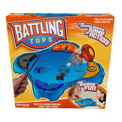 Battling Tops - the Spinning Smashing Game of Action by Pressman for Ages 6 and Up - Walmart.com ...