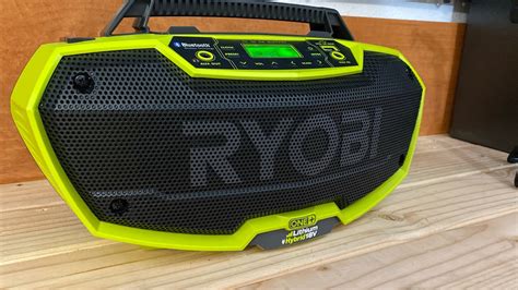 RYOBI one+ Bluetooth hybrid stereo P746 unboxing and review - YouTube