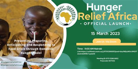 Hunger Relief Africa set to launch its flagship program March 15 - African Newspage | Reporting ...