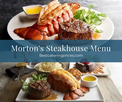 Morton Steakhouse Menu with Prices 2023