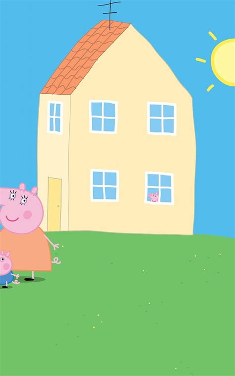 Peppa Pig Peppa Pig Family And House 3105447 [2560x1440] for your , Mobile & Tablet, family ...