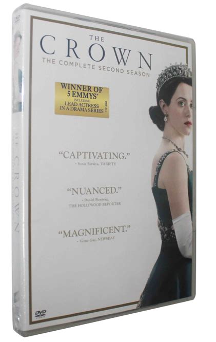 The Crown The Complete Season 2 DVD Box Set 3 Disc Free Shipping