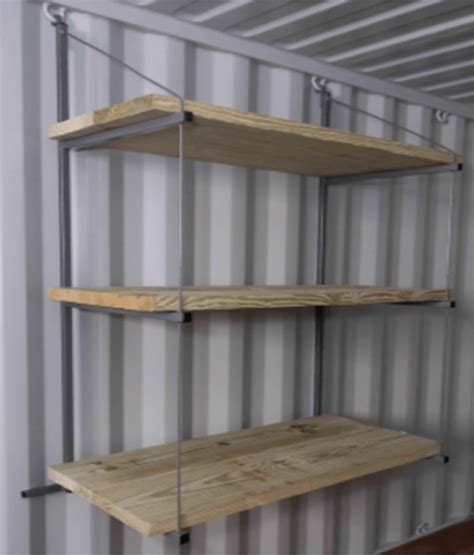 DIY Container Shelves | Shipping Container Modification Kits