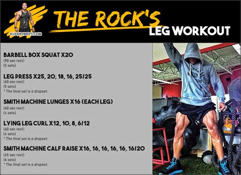 How To Train Your Legs Like The Rock • Russ Howe PTI