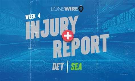 Lions injury report: 5 return for Thursday’s practice