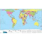 Buy World Political Map (Hobo Dyer projection) Online at desertcart South Africa