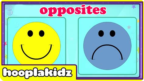 Preschool Activity | Learn Opposites | HooplaKidz - YouTube