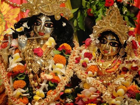 Sridham Mayapur Darshan of Sri Radha Madhava : Krishna