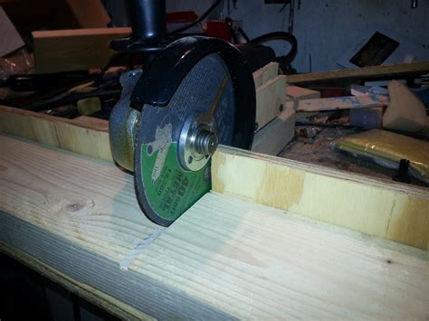 Metal Chop Saw From Grinder Made of Wood : 5 Steps (with Pictures) - Instructables