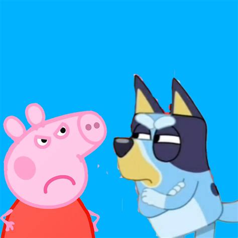 bluey vs peppa by EACTheLegend on DeviantArt