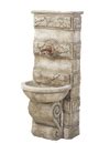Abelone Wall Cast Stone Outdoor Garden Fountains for spout – Tuscan Basins