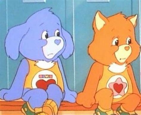 Care Bears Cousins 💗 Loyal Heart Dog & Proud Heart Cat | Care bears cousins, 80s cartoons, Care ...