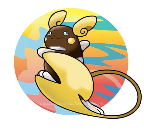 Shiny Alolan Raichu by WeisseEdelweiss on DeviantArt