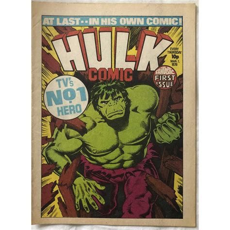 7th March 1979 - BUY NOW - Hulk comic - FIRST EDITION - original