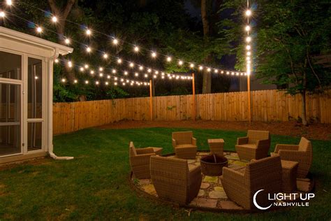 Custom String Lights | Light Up Nashville | Outdoor String Lighting