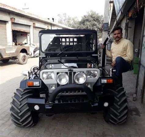 Black Mahindra Willy modified jeep at Rs 450000 in Mandi Dabwali | ID ...