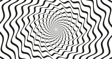 Hypnotic Black and White Optical Illusion Animation Stock Footage - Video of animation ...