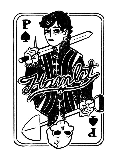 skiddykid:everyone say hello to Hamlet, Prince of Spades another shakespeare playing card ...