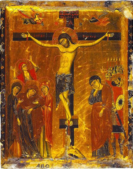 Greek orthodox icon of the Crucifixion of Sinai (12) – orthodoxmonasteryicons.com