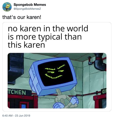 Spongebob | Karen | Know Your Meme