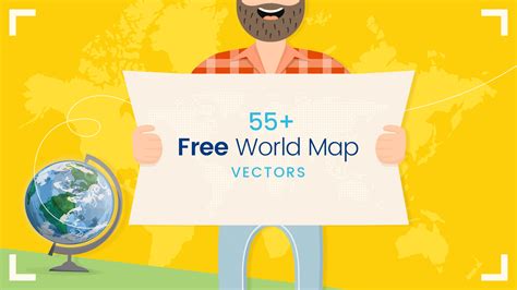 Free World Map Vector Collection: 55+ Different Designs - GraphicMama