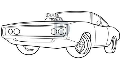 Dodge Charger Outline