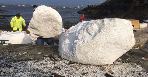 Clean-up at Holyhead Marina begins as scale of Storm Emma damage ...