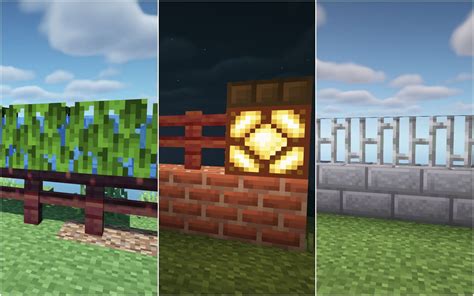 5 best Minecraft 1.19 fence designs to protect your base