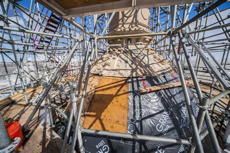 Work on the dome — Wyoming Capitol Square Project