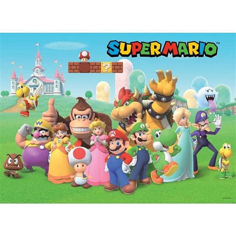 Super Mario - Mushroom Kingdom | 1000 Pieces | Puzzle Master Inc