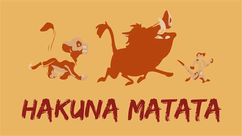 Hakuna Matata - Lyric Video - YouTube