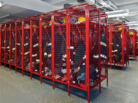 Wire Mesh Partition and Lockers | Snyder Equipment