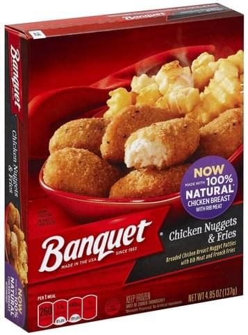 Banquet & Fries Chicken Nuggets - 4.85 oz, Nutrition Information | Innit