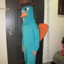 Coolest Homemade Perry the Platypus aka Agent P Costume